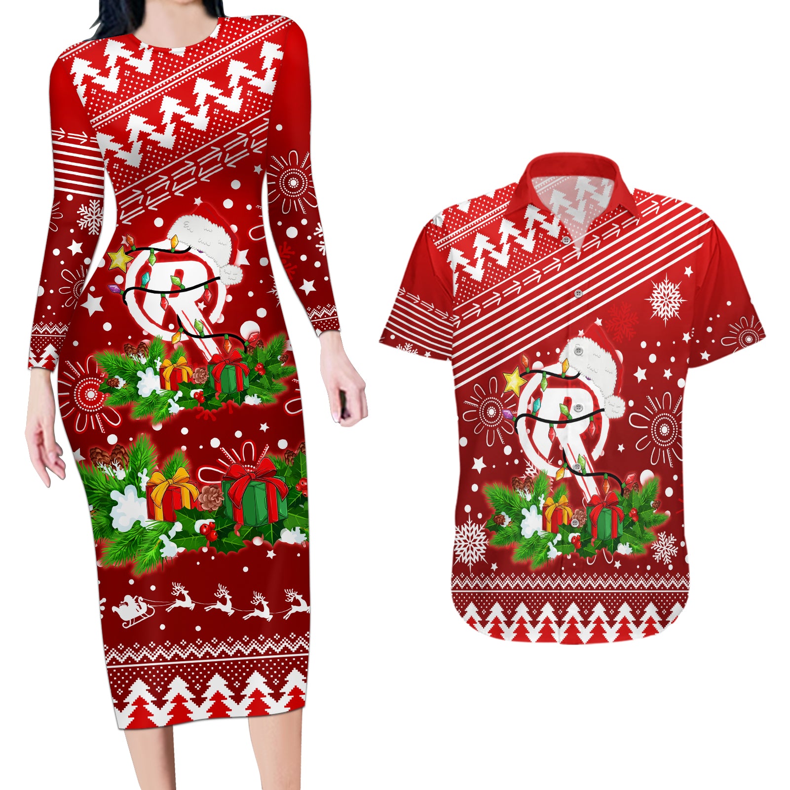 custom-renegades-bbl-couples-matching-long-sleeve-bodycon-dress-and-hawaiian-shirt-christmas-vibe-2023