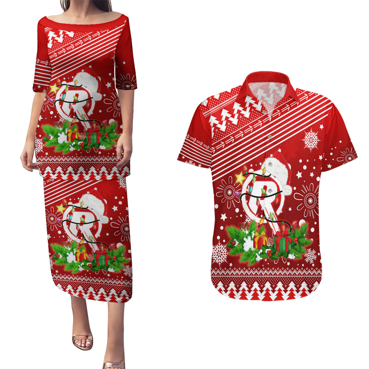 custom-renegades-bbl-couples-matching-puletasi-dress-and-hawaiian-shirt-christmas-vibe-2023