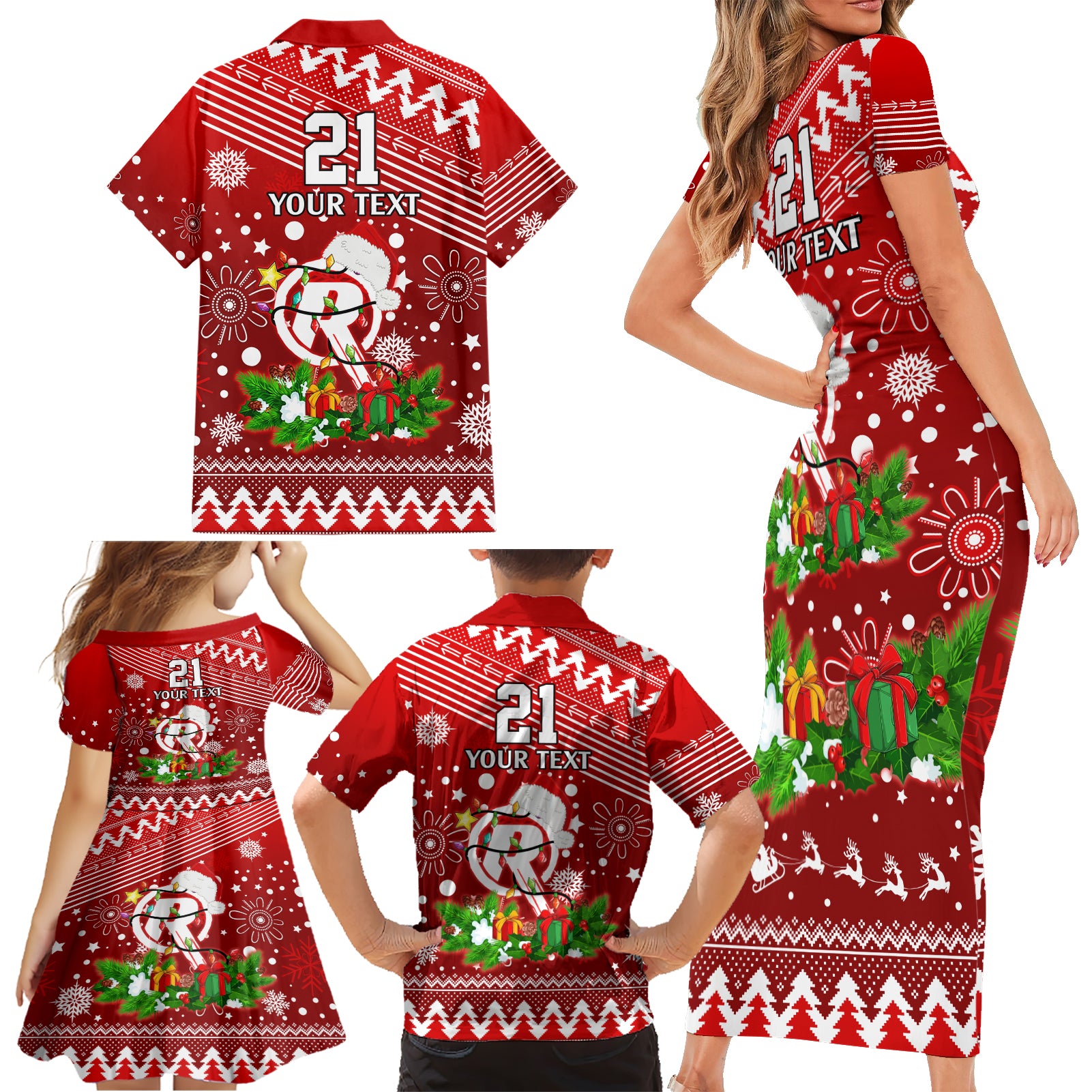 custom-renegades-bbl-family-matching-short-sleeve-bodycon-dress-and-hawaiian-shirt-christmas-vibe-2023