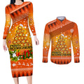 custom-scorchers-bbl-couples-matching-long-sleeve-bodycon-dress-and-long-sleeve-button-shirt-christmas-vibe-2023