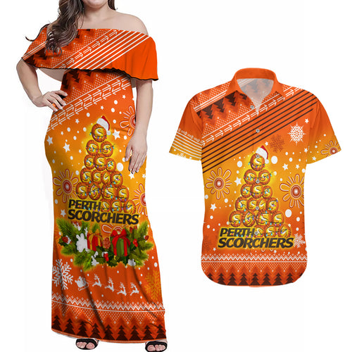 custom-scorchers-bbl-couples-matching-off-shoulder-maxi-dress-and-hawaiian-shirt-christmas-vibe-2023