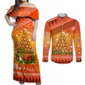 custom-scorchers-bbl-couples-matching-off-shoulder-maxi-dress-and-long-sleeve-button-shirt-christmas-vibe-2023