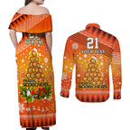 custom-scorchers-bbl-couples-matching-off-shoulder-maxi-dress-and-long-sleeve-button-shirt-christmas-vibe-2023