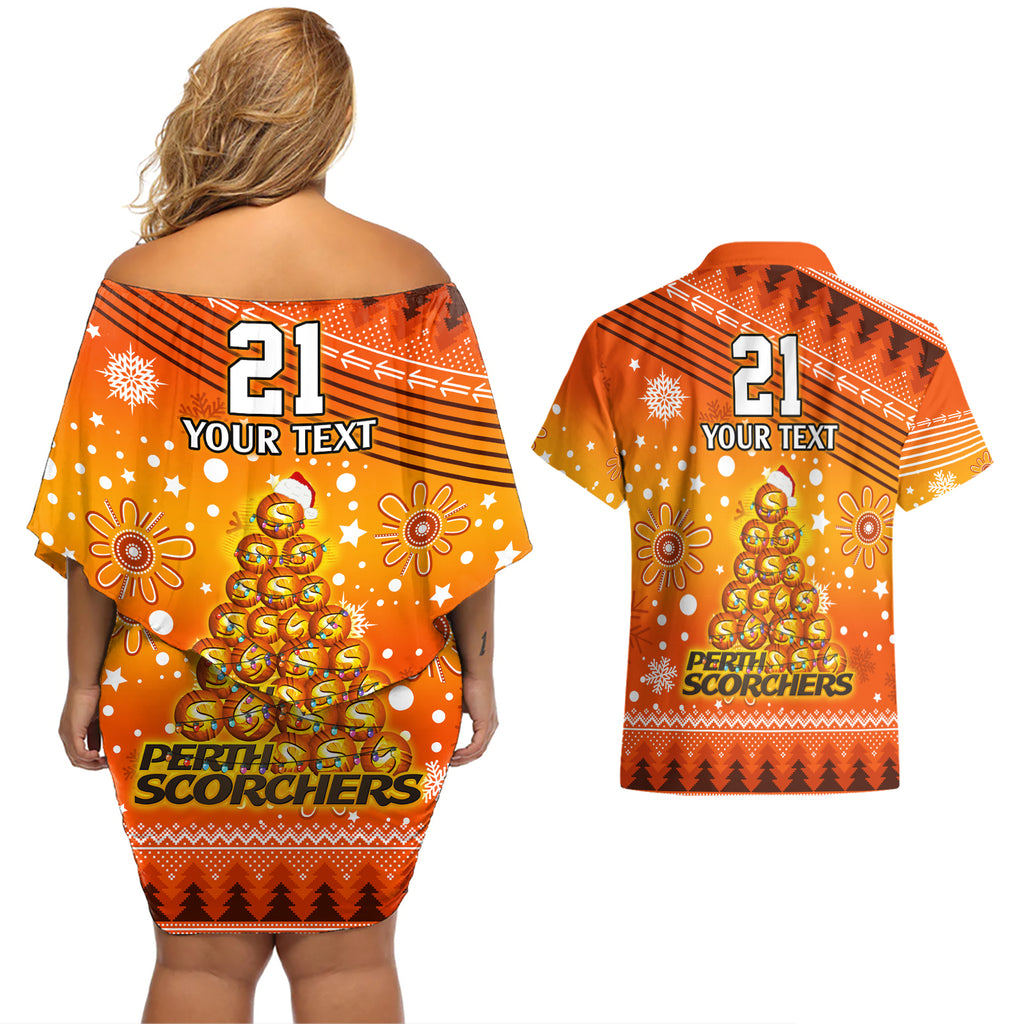 custom-scorchers-bbl-couples-matching-off-shoulder-short-dress-and-hawaiian-shirt-christmas-vibe-2023