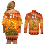 custom-scorchers-bbl-couples-matching-off-shoulder-short-dress-and-long-sleeve-button-shirt-christmas-vibe-2023