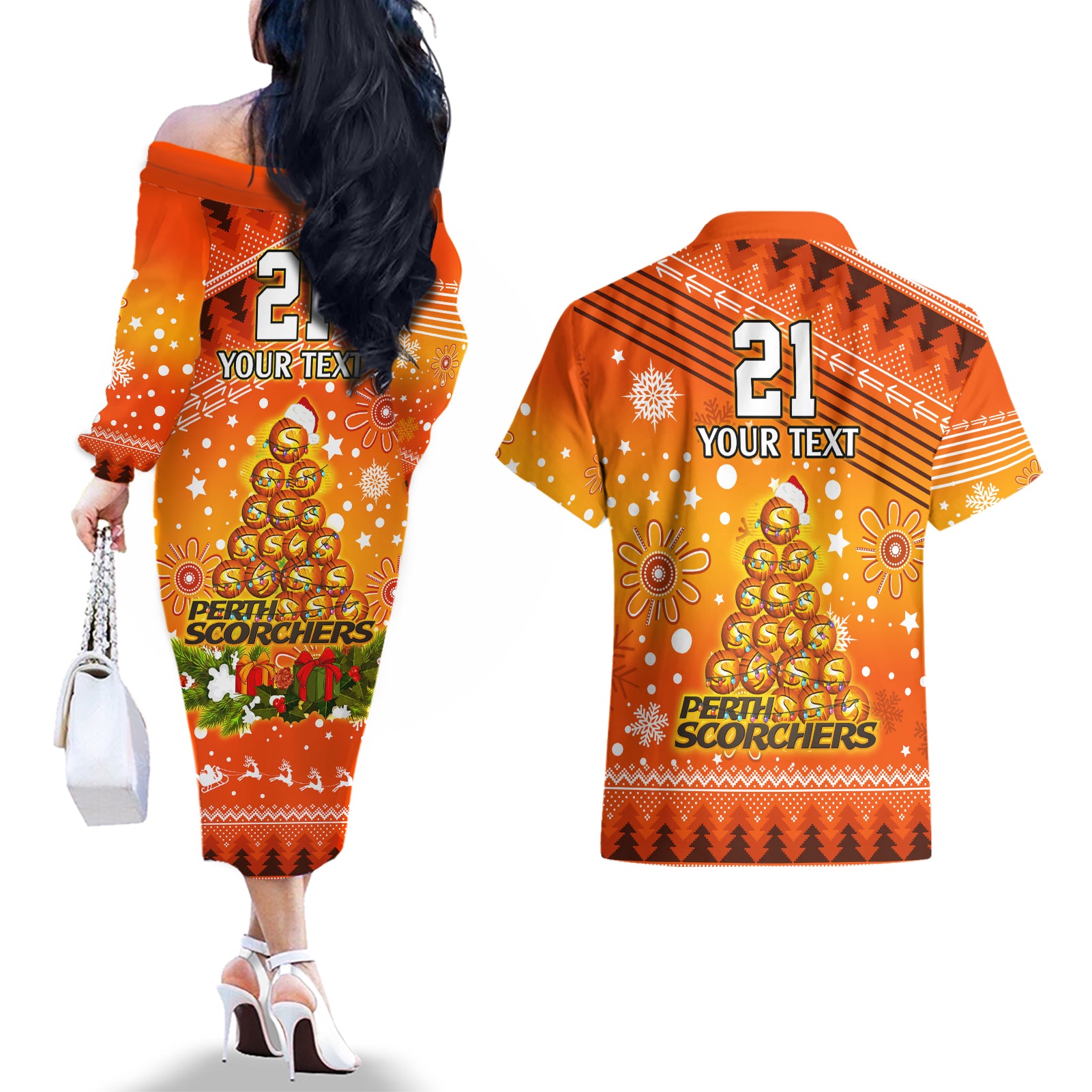 custom-scorchers-bbl-couples-matching-off-the-shoulder-long-sleeve-dress-and-hawaiian-shirt-christmas-vibe-2023