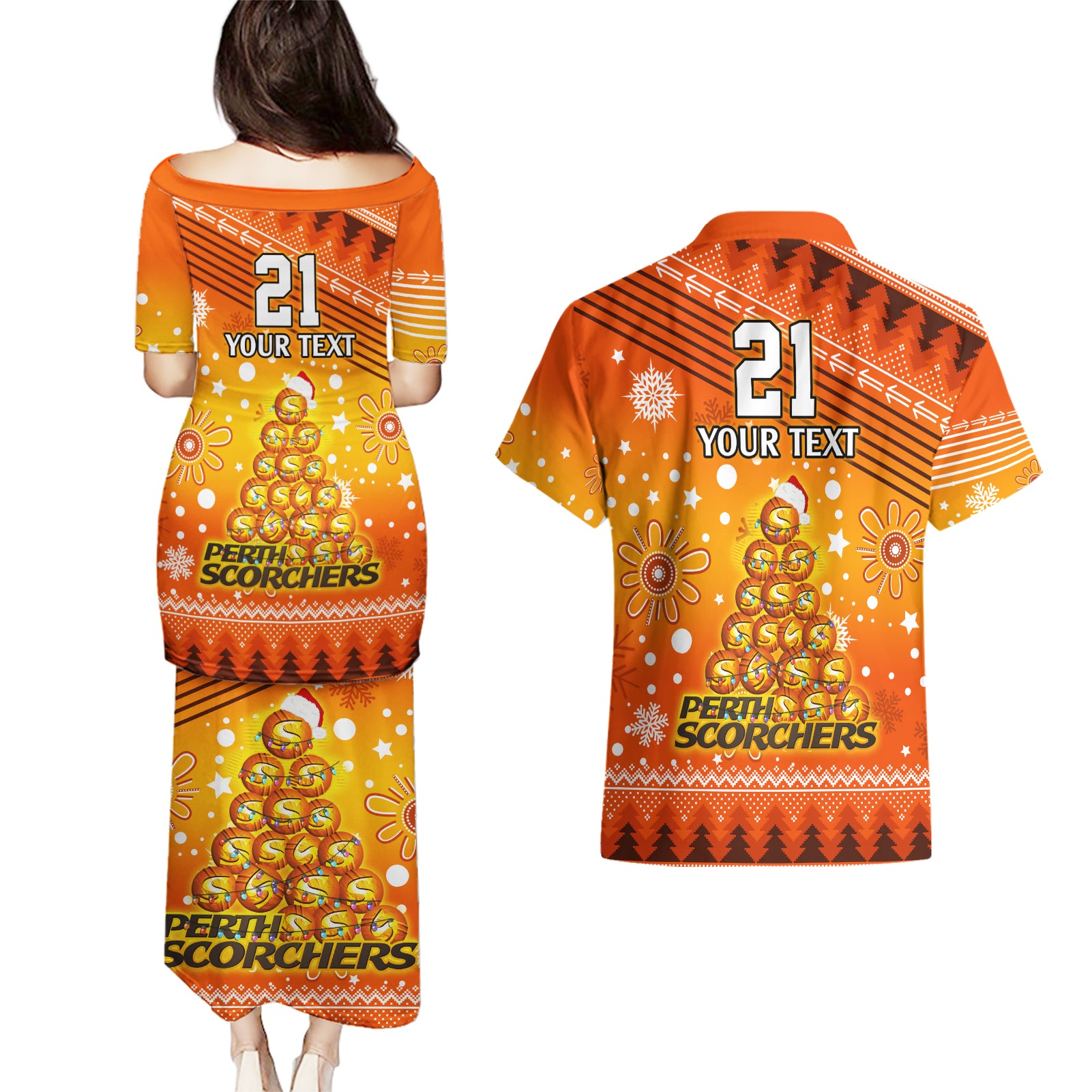 custom-scorchers-bbl-couples-matching-puletasi-dress-and-hawaiian-shirt-christmas-vibe-2023