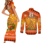 custom-scorchers-bbl-couples-matching-short-sleeve-bodycon-dress-and-long-sleeve-button-shirt-christmas-vibe-2023