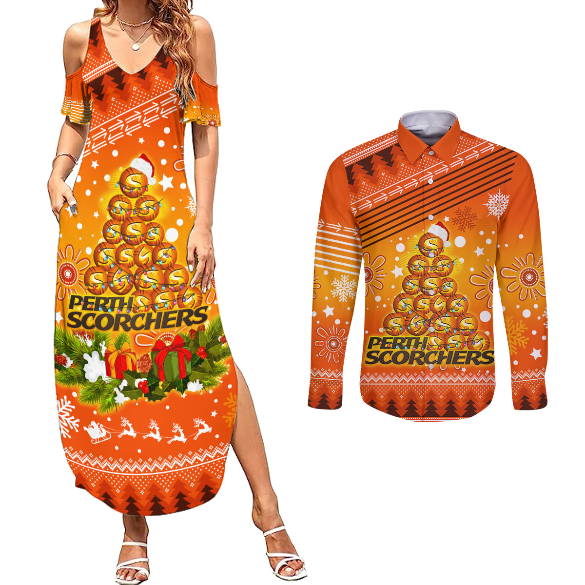 custom-scorchers-bbl-couples-matching-summer-maxi-dress-and-long-sleeve-button-shirt-christmas-vibe-2023