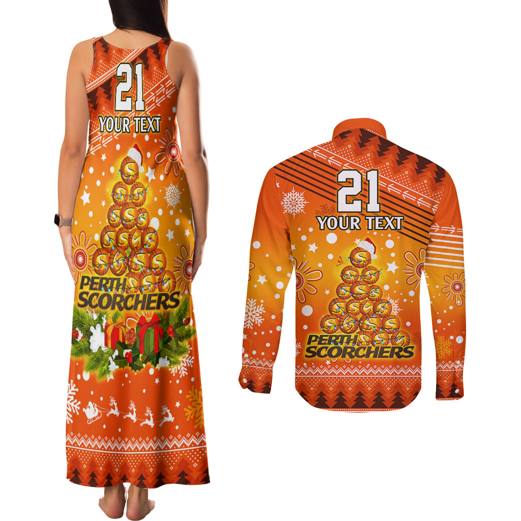 custom-scorchers-bbl-couples-matching-tank-maxi-dress-and-long-sleeve-button-shirt-christmas-vibe-2023