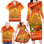 custom-scorchers-bbl-family-matching-long-sleeve-bodycon-dress-and-hawaiian-shirt-christmas-vibe-2023