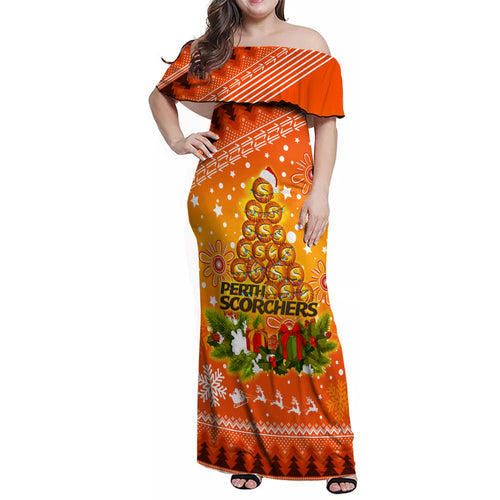custom-scorchers-bbl-family-matching-off-shoulder-maxi-dress-and-hawaiian-shirt-christmas-vibe-2023