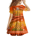 custom-scorchers-bbl-family-matching-short-sleeve-bodycon-dress-and-hawaiian-shirt-christmas-vibe-2023