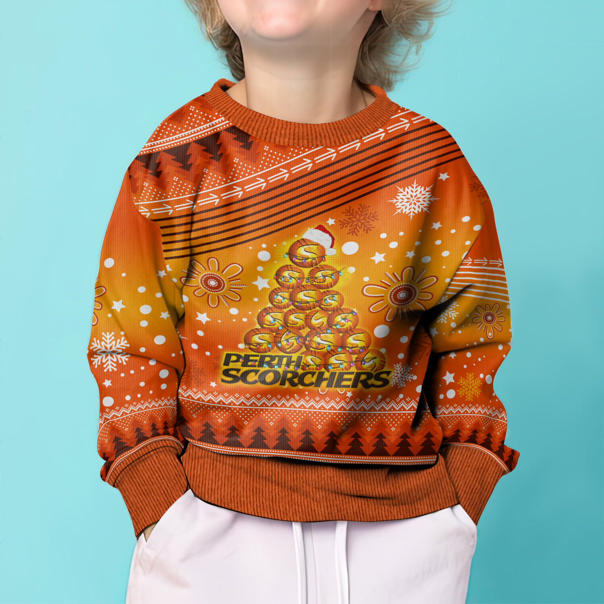 custom-scorchers-bbl-kid-ugly-christmas-sweater-christmas-vibe-2023