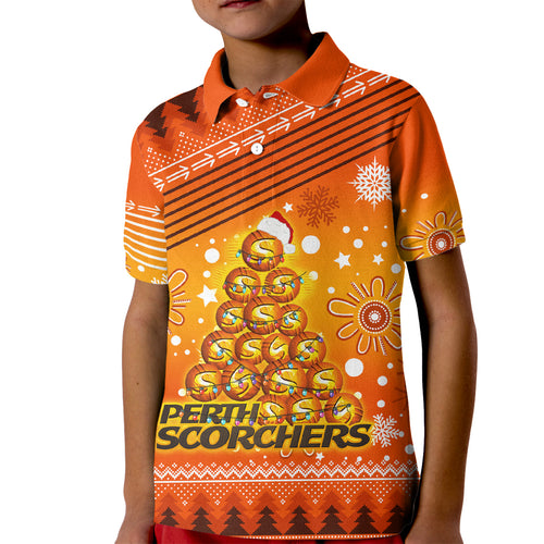 custom-scorchers-bbl-kid-polo-shirt-christmas-vibe-2023