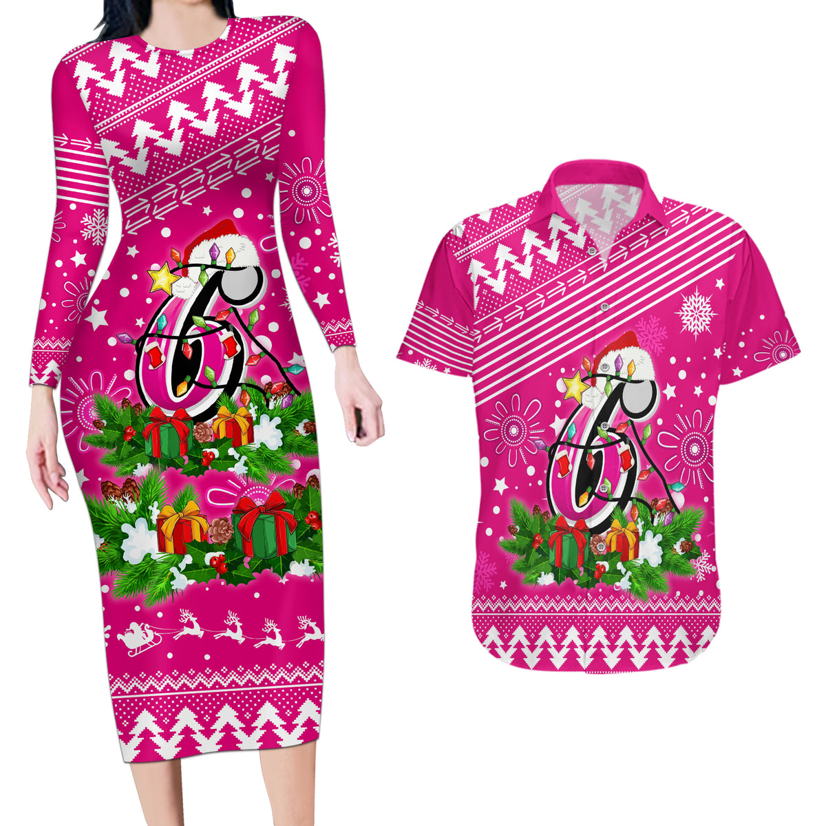 custom-sixers-bbl-couples-matching-long-sleeve-bodycon-dress-and-hawaiian-shirt-christmas-vibe-2023