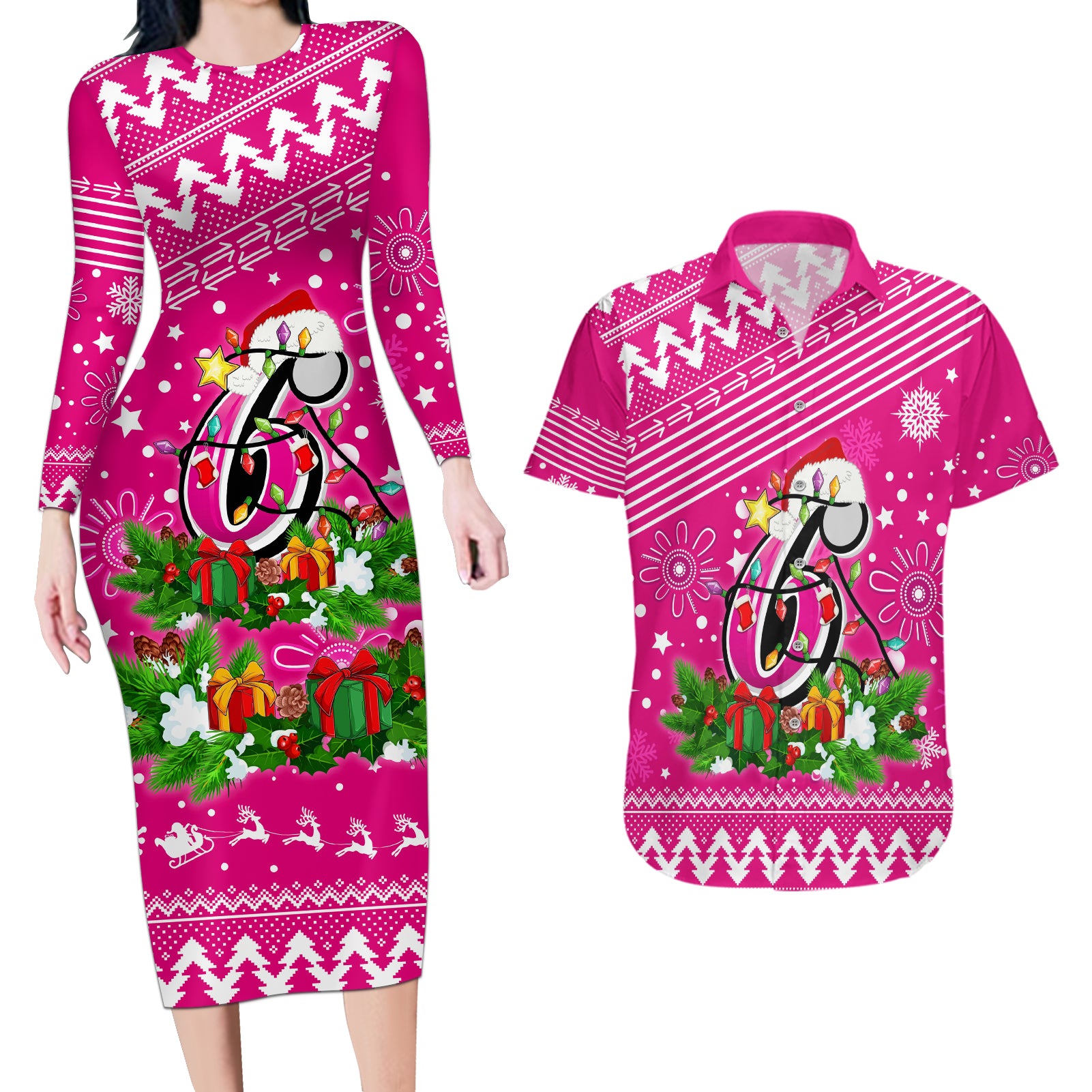 custom-sixers-bbl-couples-matching-long-sleeve-bodycon-dress-and-hawaiian-shirt-christmas-vibe-2023