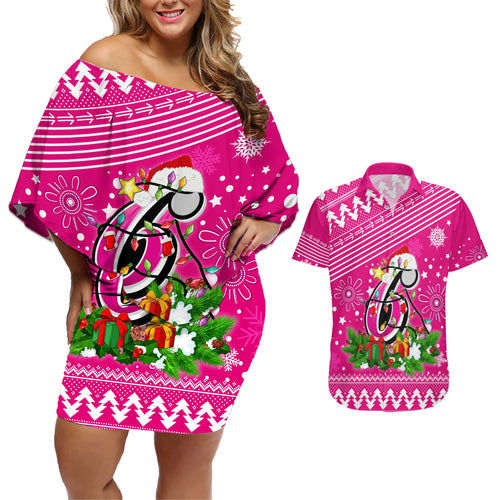 custom-sixers-bbl-couples-matching-off-shoulder-short-dress-and-hawaiian-shirt-christmas-vibe-2023