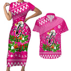 custom-sixers-bbl-couples-matching-short-sleeve-bodycon-dress-and-hawaiian-shirt-christmas-vibe-2023