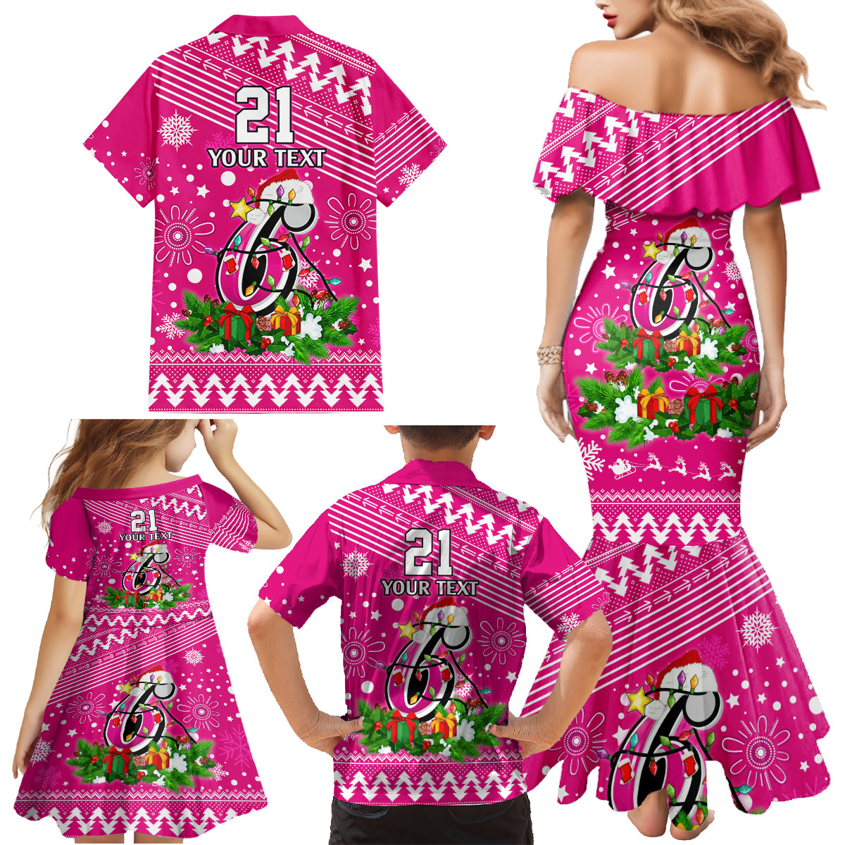 custom-sixers-bbl-family-matching-mermaid-dress-and-hawaiian-shirt-christmas-vibe-2023