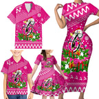custom-sixers-bbl-family-matching-short-sleeve-bodycon-dress-and-hawaiian-shirt-christmas-vibe-2023