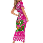 custom-sixers-bbl-family-matching-short-sleeve-bodycon-dress-and-hawaiian-shirt-christmas-vibe-2023