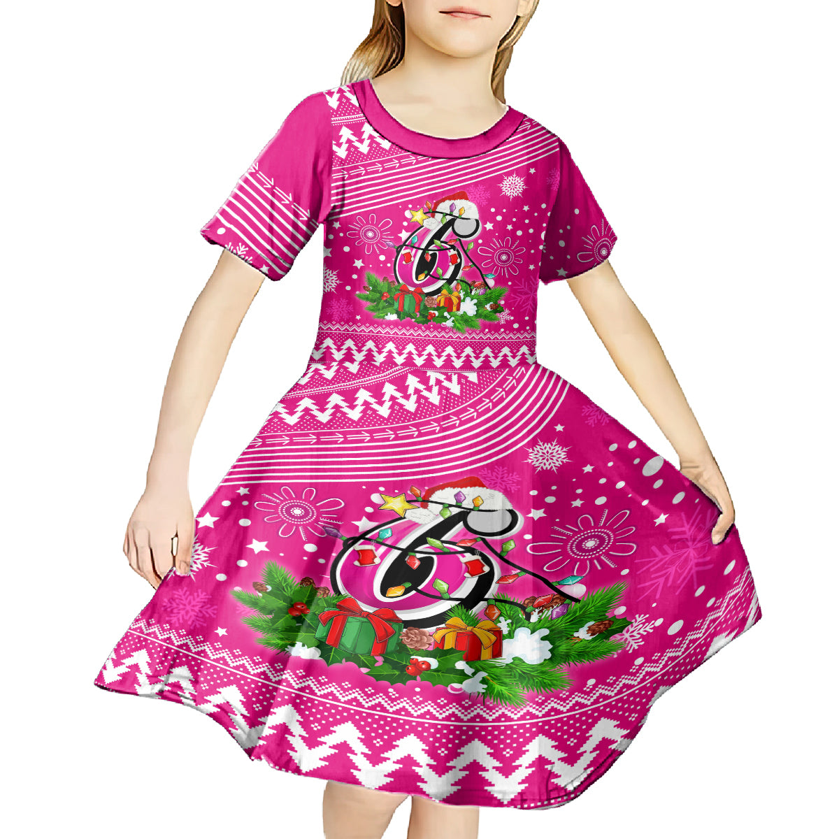 custom-sixers-bbl-kid-short-sleeve-dress-christmas-vibe-2023