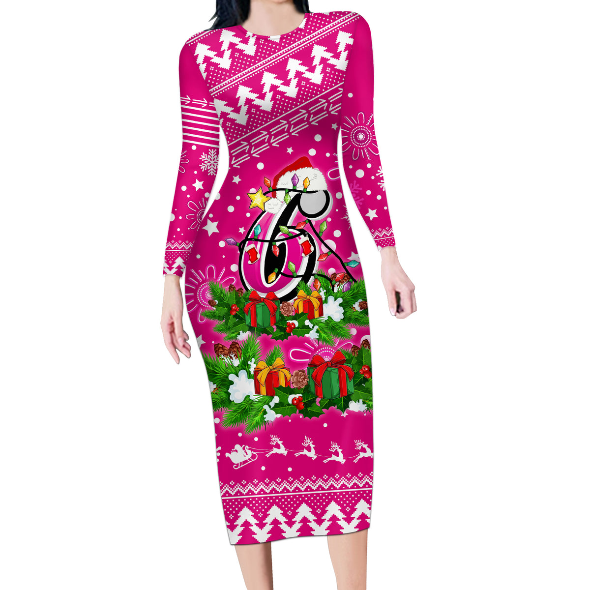 custom-sixers-bbl-long-sleeve-bodycon-dress-christmas-vibe-2023