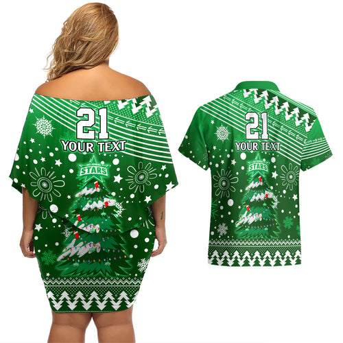 custom-stars-bbl-couples-matching-off-shoulder-short-dress-and-hawaiian-shirt-christmas-vibe-2023