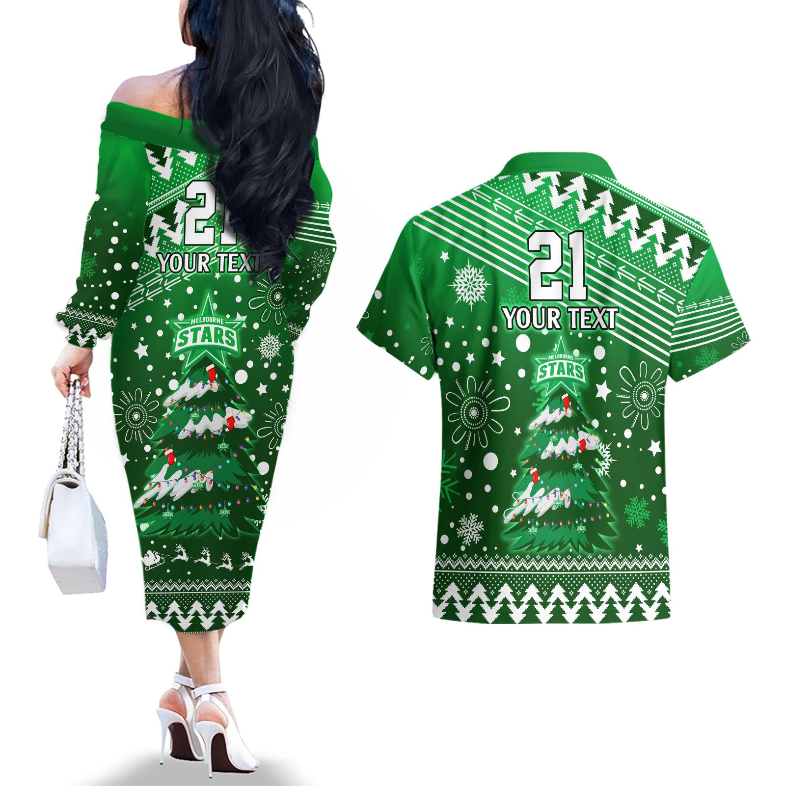 custom-stars-bbl-couples-matching-off-the-shoulder-long-sleeve-dress-and-hawaiian-shirt-christmas-vibe-2023