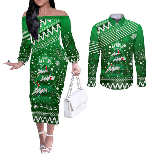 custom-stars-bbl-couples-matching-off-the-shoulder-long-sleeve-dress-and-long-sleeve-button-shirt-christmas-vibe-2023