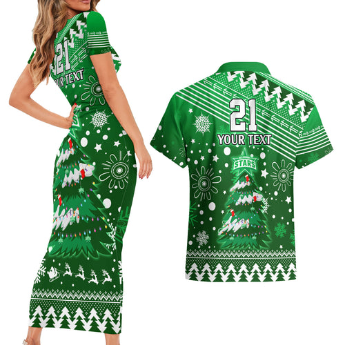 custom-stars-bbl-couples-matching-short-sleeve-bodycon-dress-and-hawaiian-shirt-christmas-vibe-2023