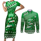 custom-stars-bbl-couples-matching-short-sleeve-bodycon-dress-and-long-sleeve-button-shirt-christmas-vibe-2023