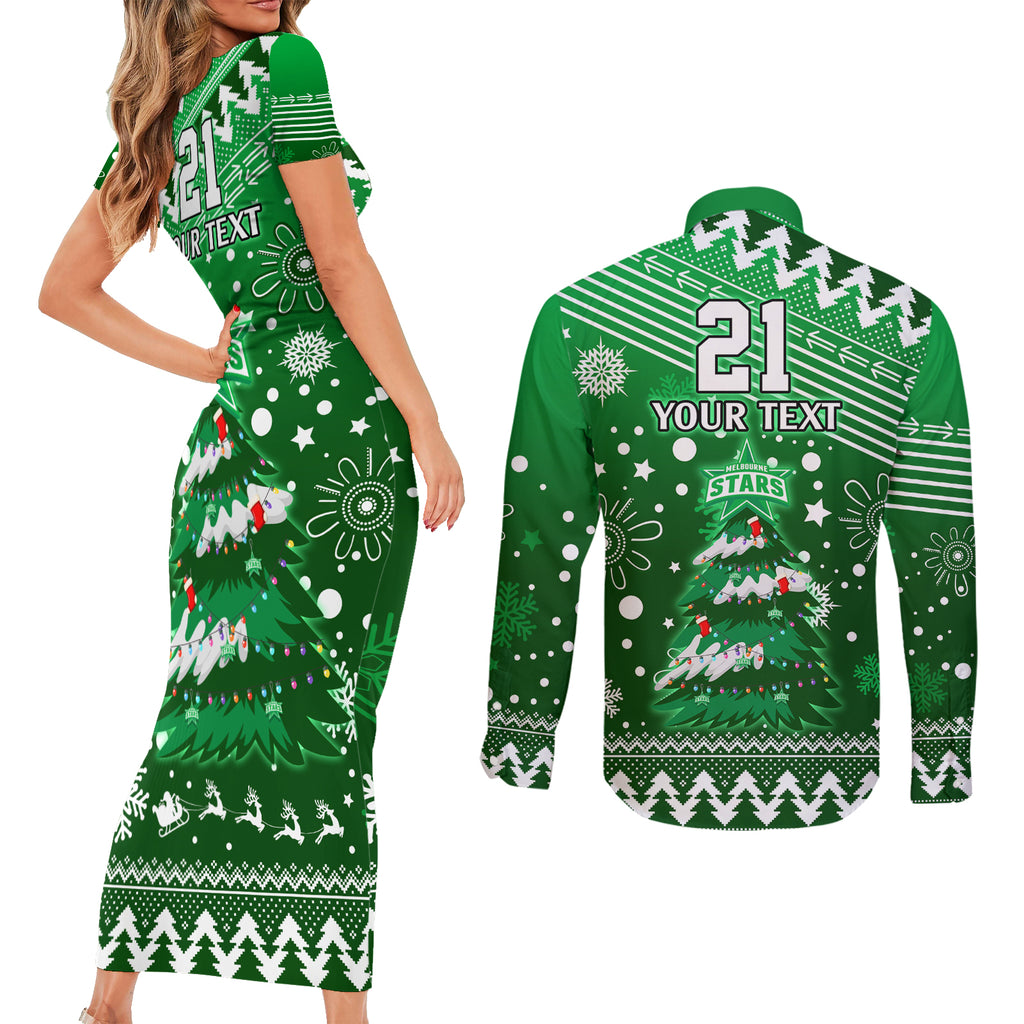 custom-stars-bbl-couples-matching-short-sleeve-bodycon-dress-and-long-sleeve-button-shirt-christmas-vibe-2023