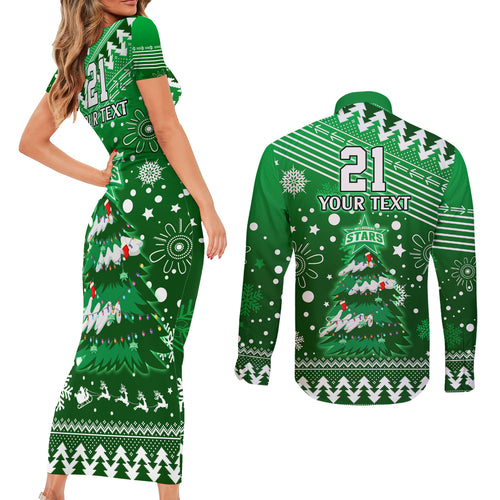 custom-stars-bbl-couples-matching-short-sleeve-bodycon-dress-and-long-sleeve-button-shirt-christmas-vibe-2023