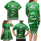 custom-stars-bbl-family-matching-long-sleeve-bodycon-dress-and-hawaiian-shirt-christmas-vibe-2023