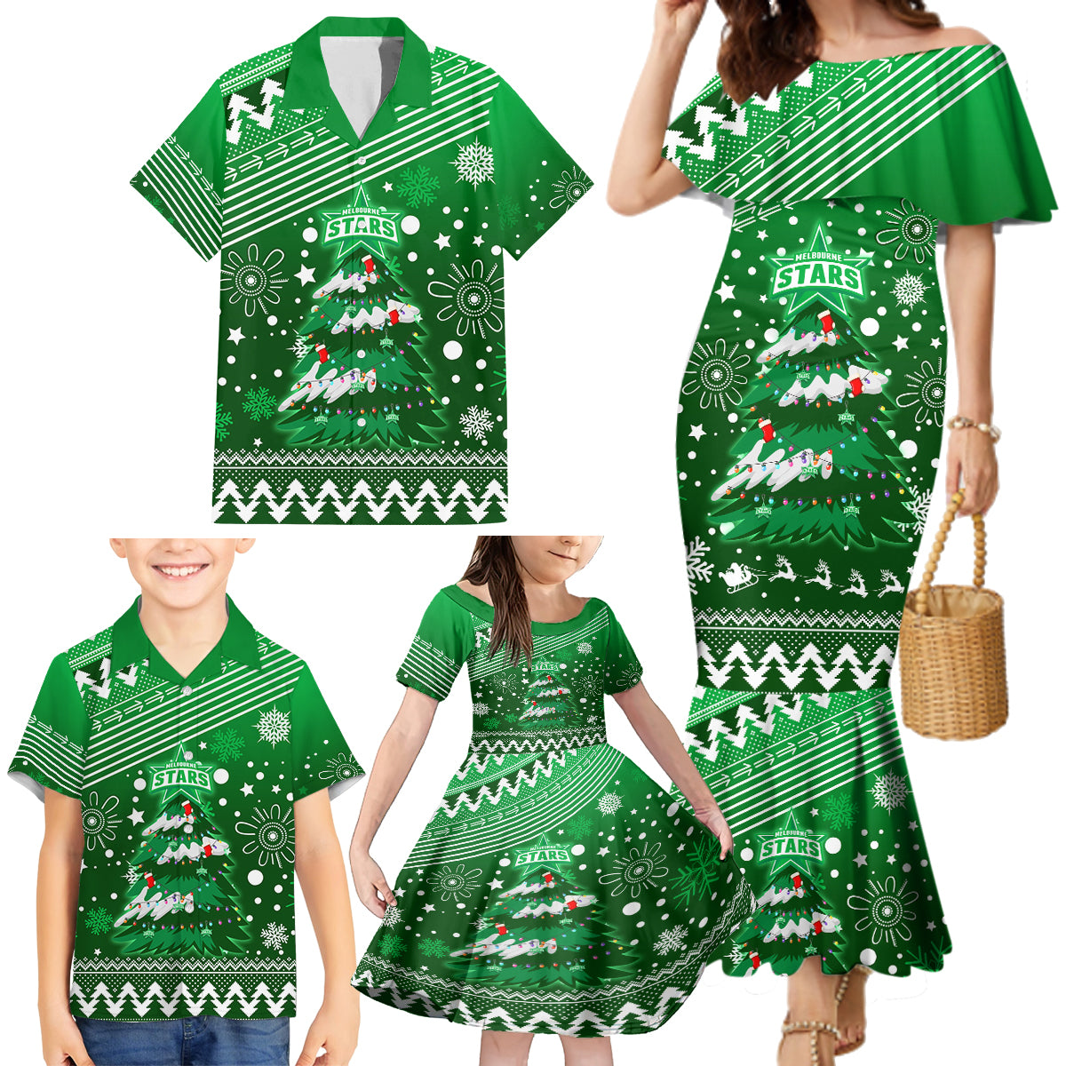 custom-stars-bbl-family-matching-mermaid-dress-and-hawaiian-shirt-christmas-vibe-2023