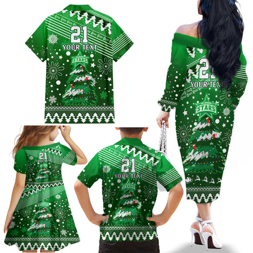 custom-stars-bbl-family-matching-off-shoulder-long-sleeve-dress-and-hawaiian-shirt-christmas-vibe-2023