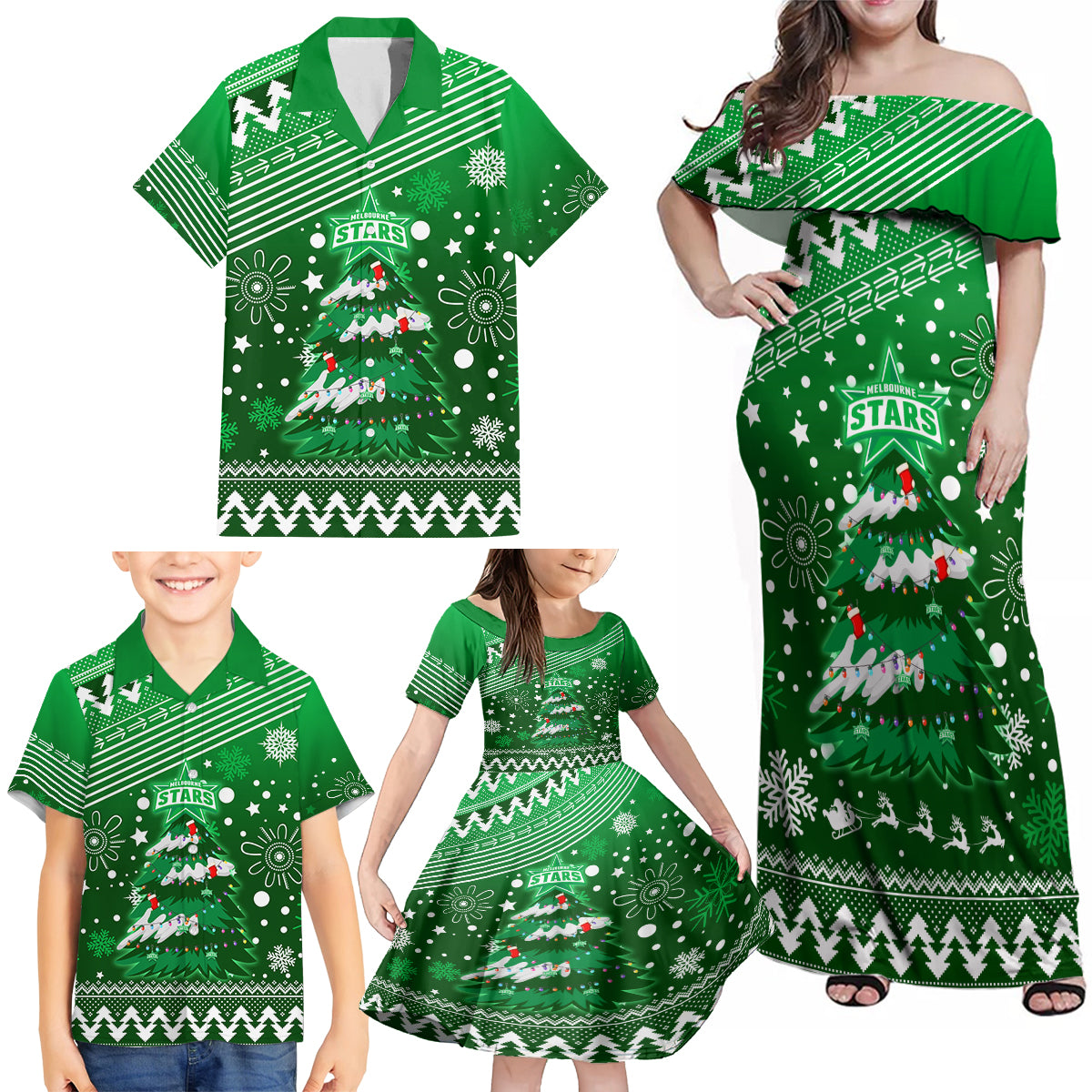 custom-stars-bbl-family-matching-off-shoulder-maxi-dress-and-hawaiian-shirt-christmas-vibe-2023