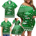 custom-stars-bbl-family-matching-off-shoulder-short-dress-and-hawaiian-shirt-christmas-vibe-2023