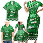 custom-stars-bbl-family-matching-short-sleeve-bodycon-dress-and-hawaiian-shirt-christmas-vibe-2023
