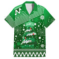custom-stars-bbl-family-matching-short-sleeve-bodycon-dress-and-hawaiian-shirt-christmas-vibe-2023