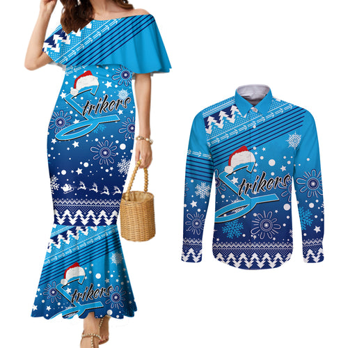 custom-strikers-bbl-couples-matching-mermaid-dress-and-long-sleeve-button-shirt-christmas-vibe-2023