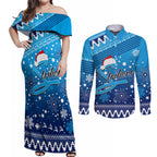 custom-strikers-bbl-couples-matching-off-shoulder-maxi-dress-and-long-sleeve-button-shirt-christmas-vibe-2023