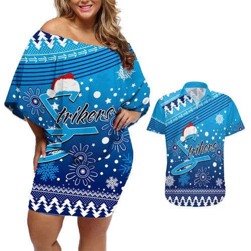 custom-strikers-bbl-couples-matching-off-shoulder-short-dress-and-hawaiian-shirt-christmas-vibe-2023