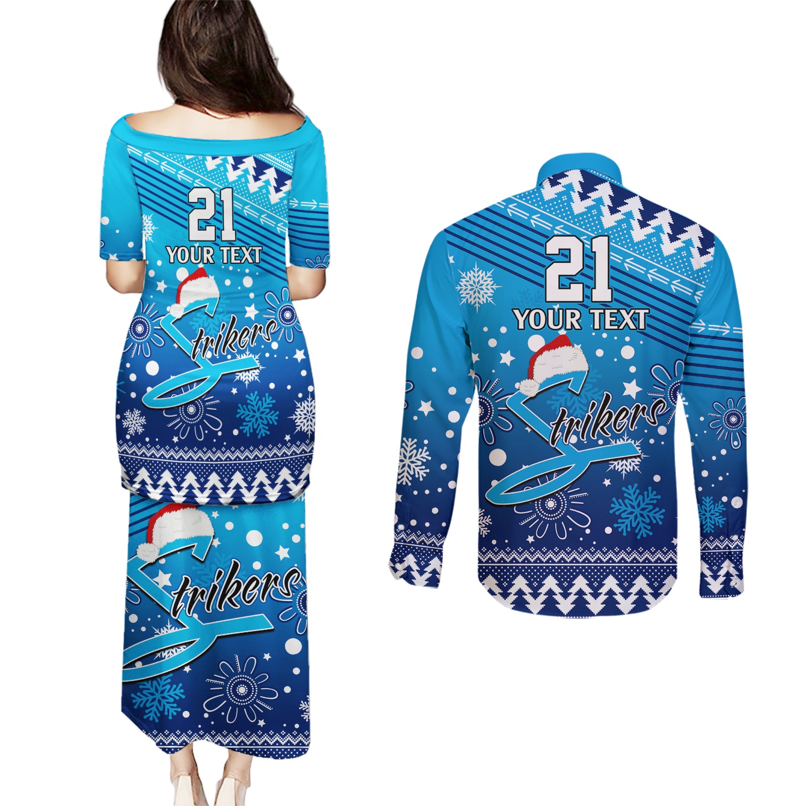custom-strikers-bbl-couples-matching-puletasi-dress-and-long-sleeve-button-shirt-christmas-vibe-2023