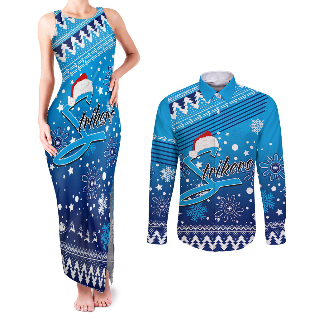 custom-strikers-bbl-couples-matching-tank-maxi-dress-and-long-sleeve-button-shirt-christmas-vibe-2023