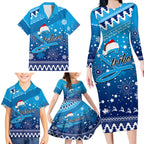 custom-strikers-bbl-family-matching-long-sleeve-bodycon-dress-and-hawaiian-shirt-christmas-vibe-2023