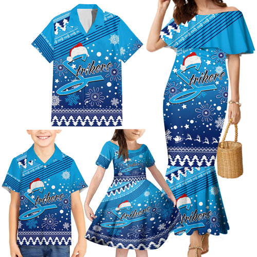 custom-strikers-bbl-family-matching-mermaid-dress-and-hawaiian-shirt-christmas-vibe-2023