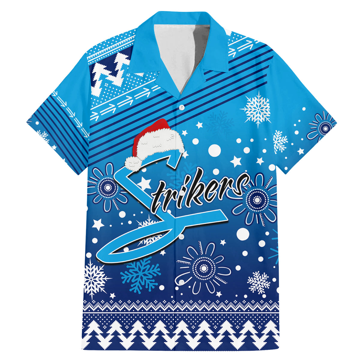custom-strikers-bbl-family-matching-mermaid-dress-and-hawaiian-shirt-christmas-vibe-2023
